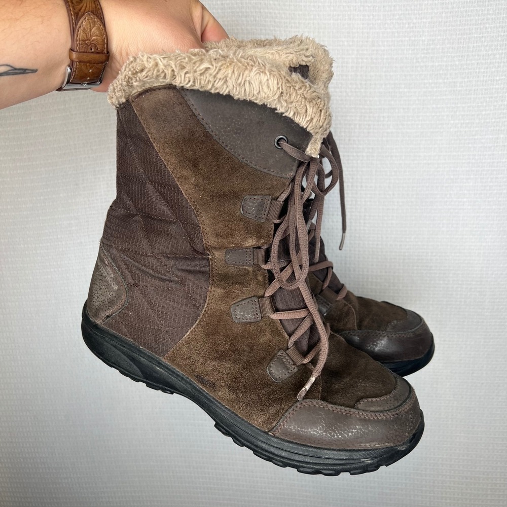 Columbia Heavenly Omni-Heat Brown Waterproof Insulated Winter Boots YL5328-233 9